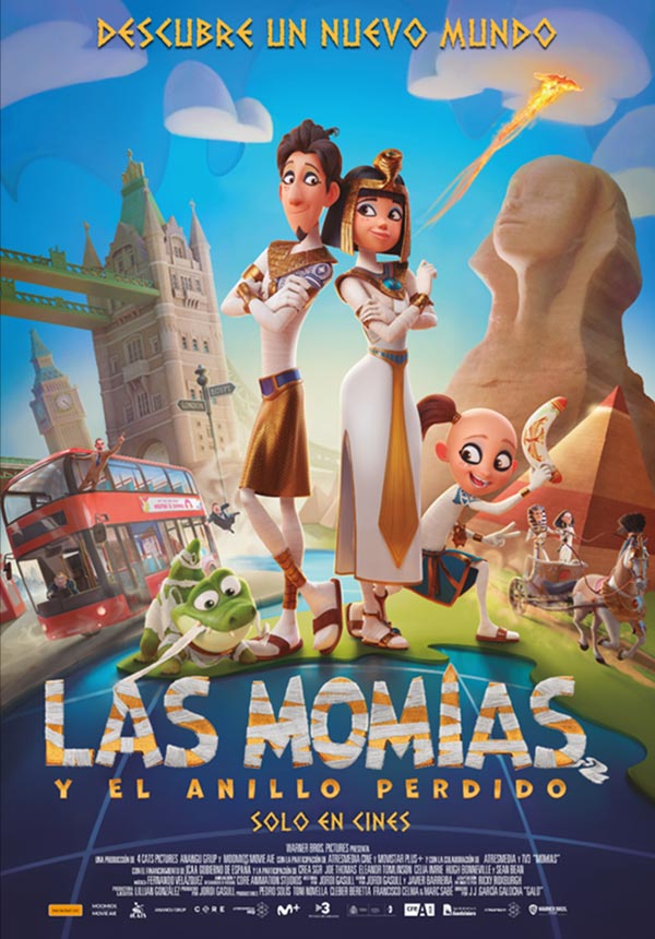 1) Poster de: Las Momias y el Anillo Perdido